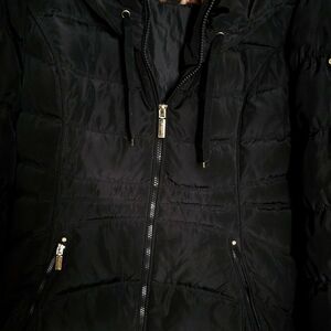 Laundry By Shelli Segal Black Puffer Jacket